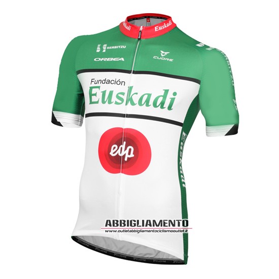 Abbigliamento Euskaltel Euskadi 2016 Manica Corta E Pantaloncino Con Bretelle Nero E Verde - Clicca l'immagine per chiudere